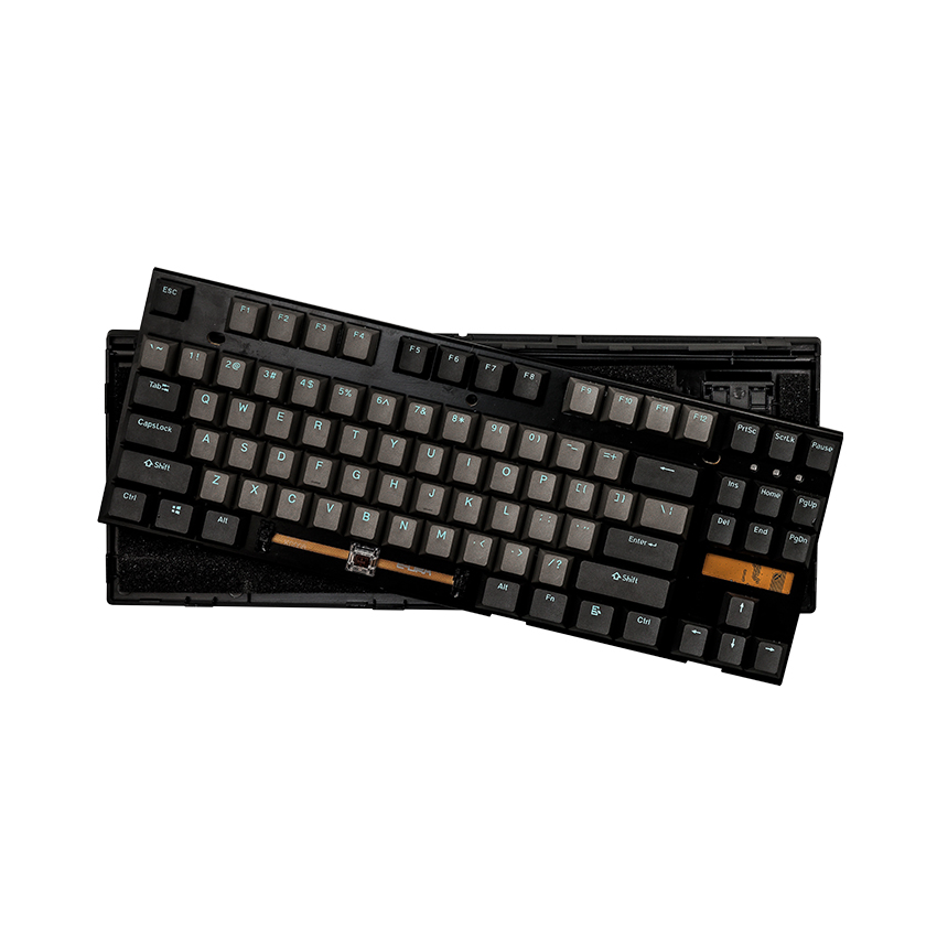 Bàn phím cơ E-Dra EK387 Pro PBT Cherry Red switch Đen Xám