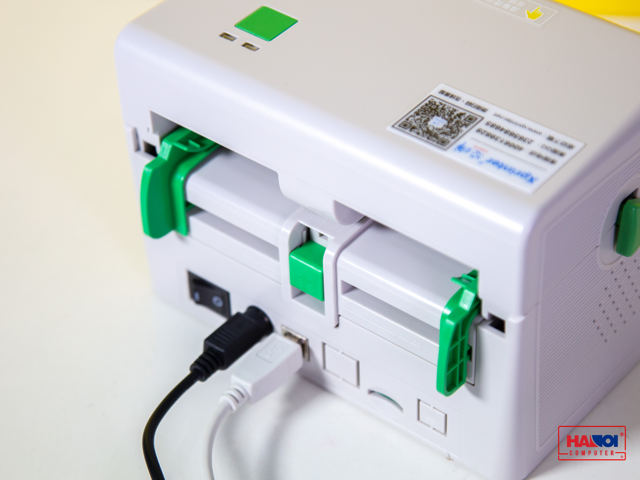 Máy in tem mã vạch Xprinter DT 108b - Máy in tem dán hộp Shopee
