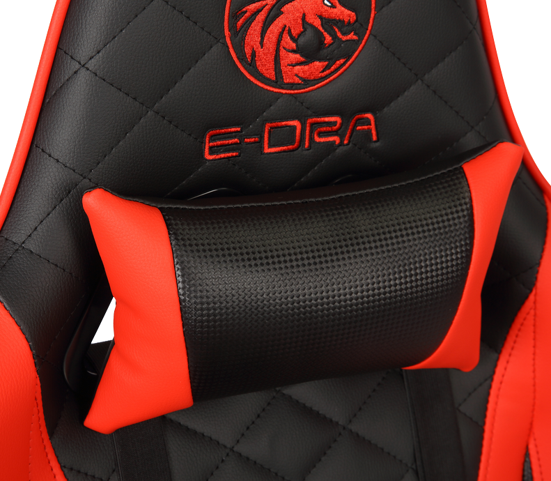 Ghế Gaming Ares EGC207 Màu Đen/Đỏ - E-Dra
