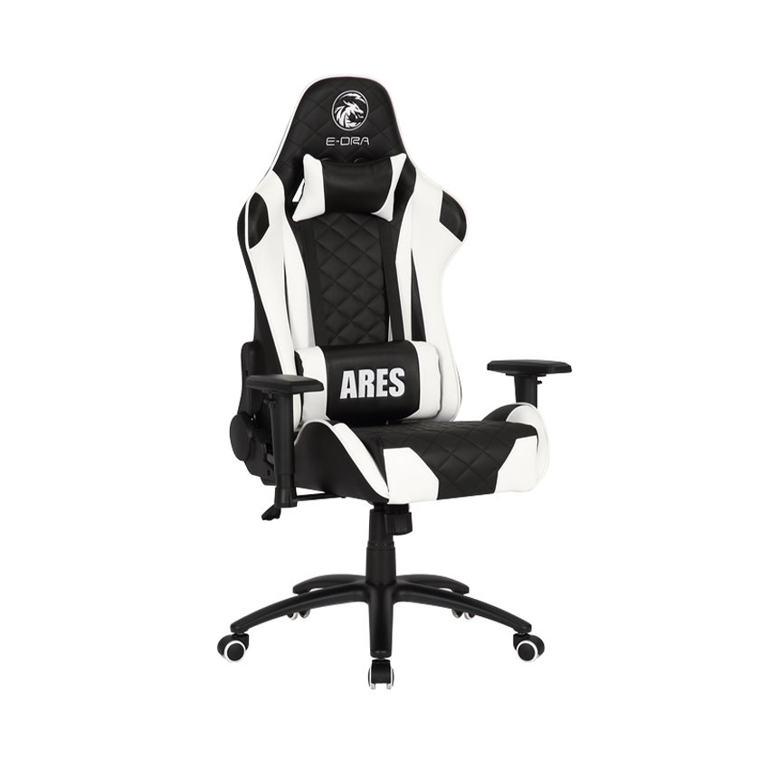 Ghế Game Ares EGC207 Màu Đen/Trắng - E-Dra