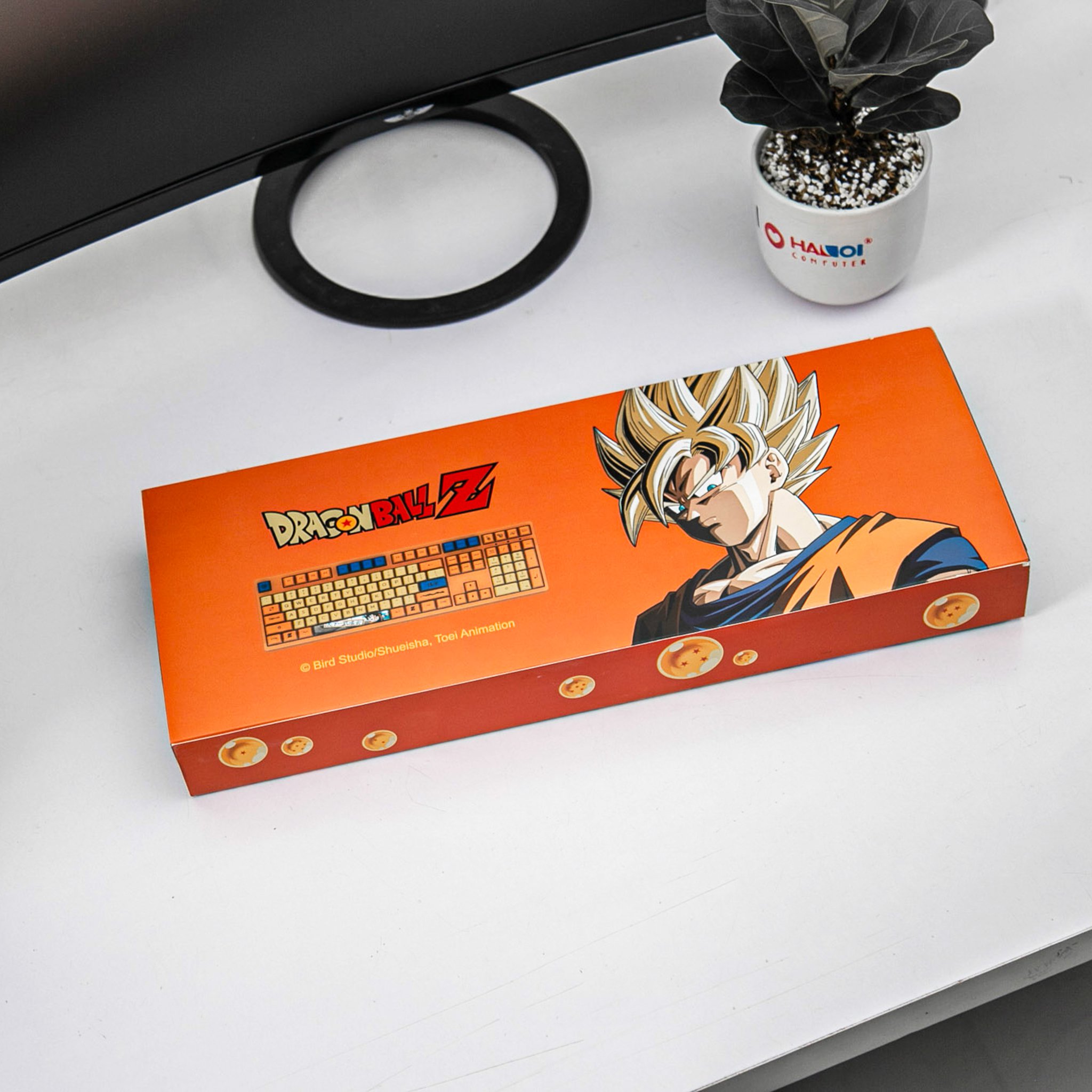 Bàn phím cơ Akko 3108 Dragon Ball Z Goku Cherry Red switch