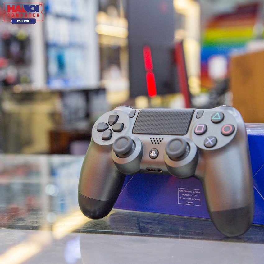 Tay cầm chơi game không dây PS4 Sony DUALSHOCK 4 Controller Steel Black CUH-ZCT2G21