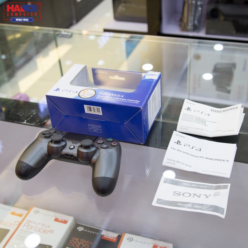 Tay cầm chơi game không dây PS4 Sony DUALSHOCK 4 Controller Steel Black CUH-ZCT2G21