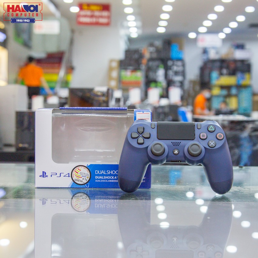 Tay cầm chơi game không dây PS4 Sony DUALSHOCK 4 Controller Midnight Blue CUH-ZCT2G22