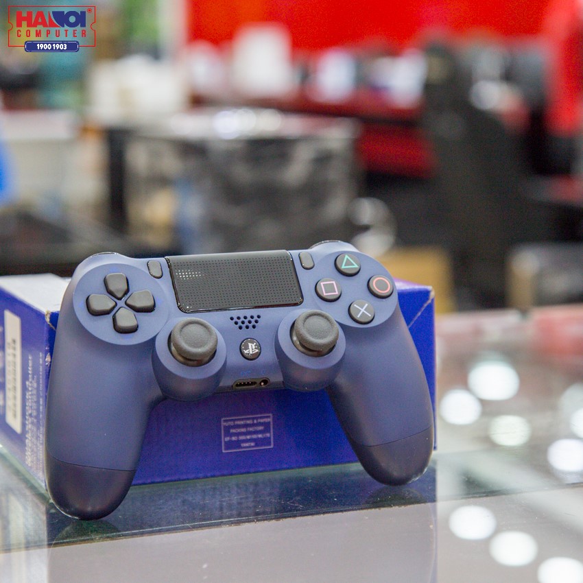 Tay cầm chơi game không dây PS4 Sony DUALSHOCK 4 Controller Midnight Blue CUH-ZCT2G22