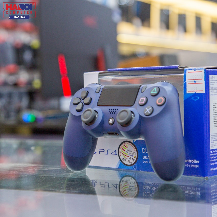 Tay cầm chơi game không dây PS4 Sony DUALSHOCK 4 Controller Midnight Blue CUH-ZCT2G22