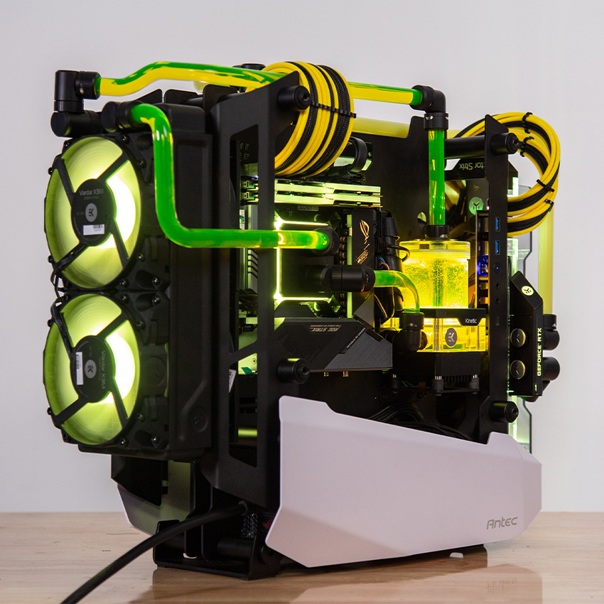 EK-Quantum Kinetic TBE 120 DDC PWM D-RGB - Plexi