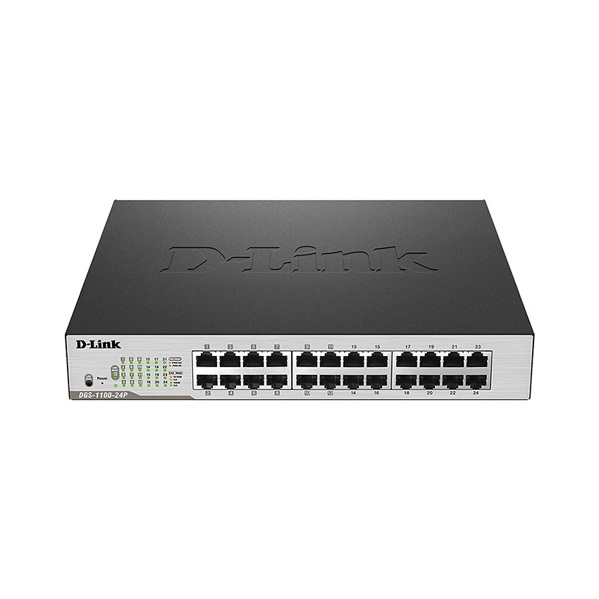 Switch Dlink DGS-1100-24P 24-Port POE Gigabit Smart Switch