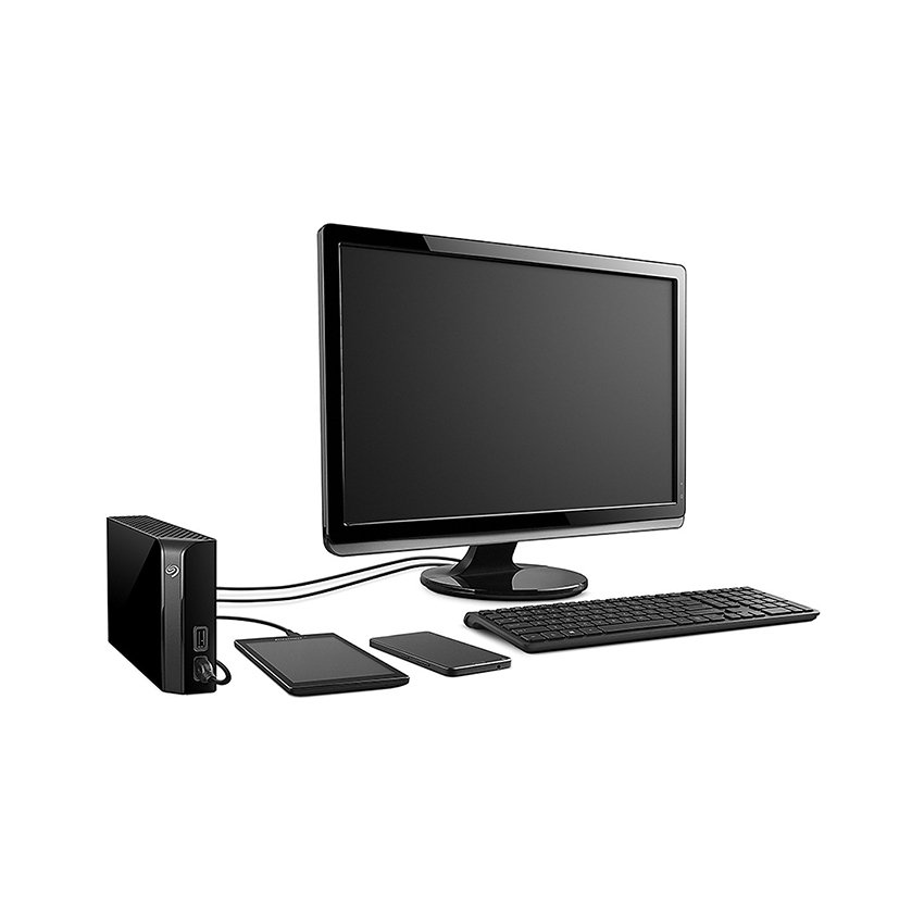 Ổ Cứng Di Động 6TB để bàn Seagate Backup Plus Hub đen STEL6000300