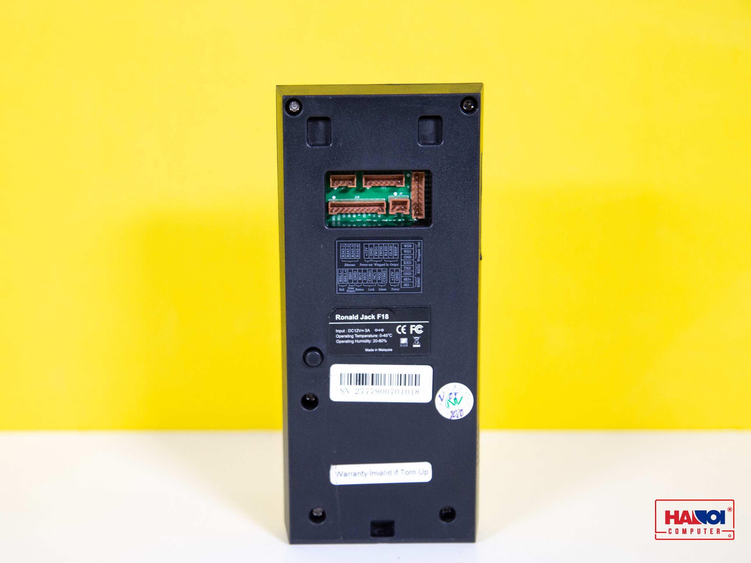 Máy chấm công vân tay và kiểm soát ra vào Zkteco F18