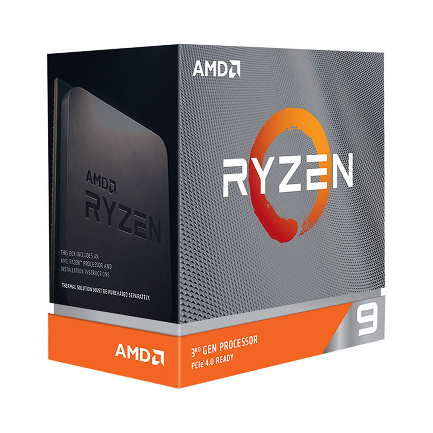 CPU AMD Ryzen 9 3900XT (3.8 GHz turbo upto 4.7GHz / 70MB / 12 Cores, 24 Threads / 105W / Socket AM4)