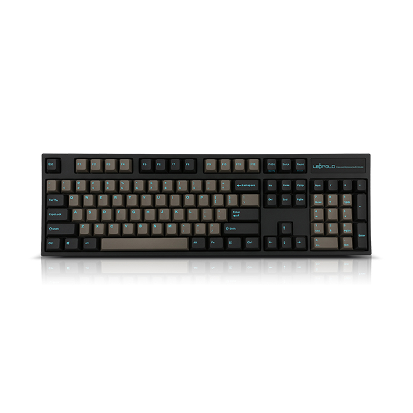 Keyboard Leopold FC900R PD Graphite Blue Font Cherry Brown switch