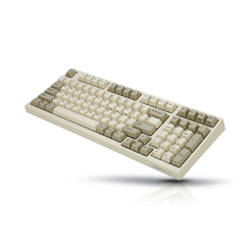Bàn phím cơ Leopold FC980M PD White Grey Cherry Brown switch
