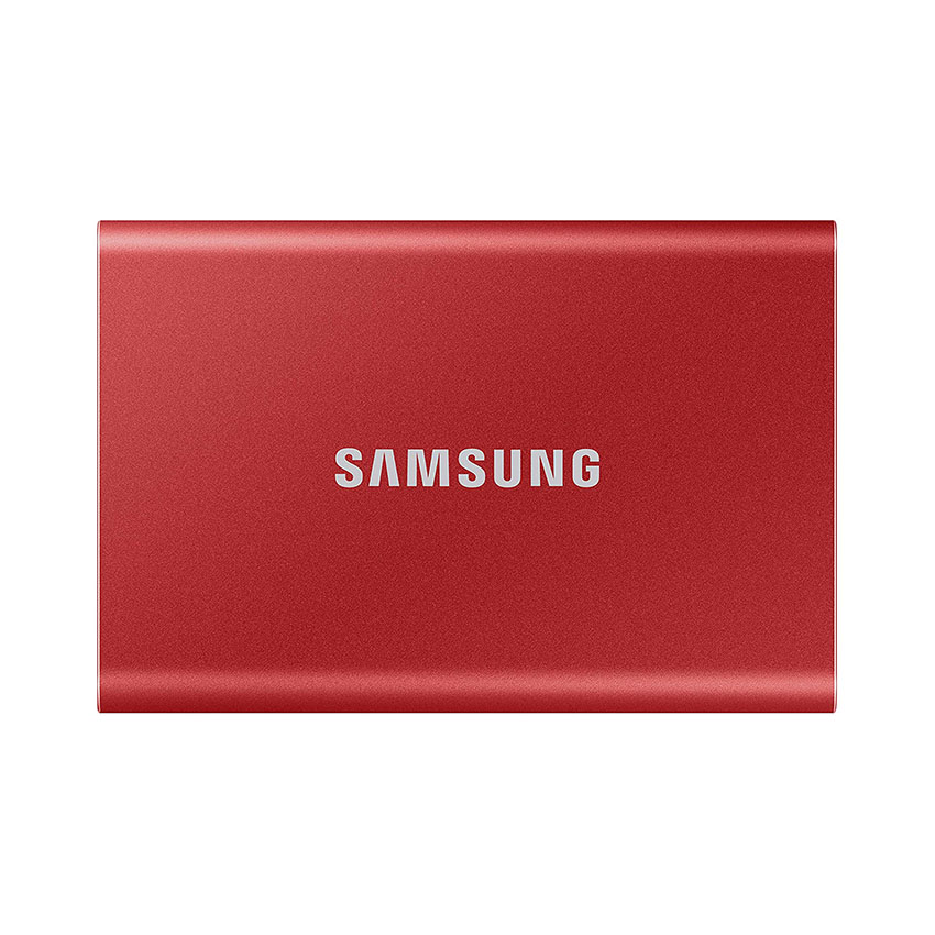 Ổ Cứng Di Động SSD Samsung T7 Portable 1TB 2.5 inch USB 3.2 đỏ (Đọc 1050MB/s - Ghi 1000MB/s)-(MU-PC1T0R/WW)