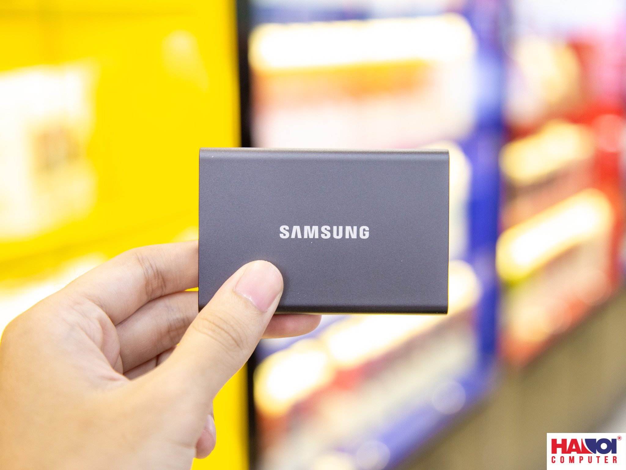 Ổ Cứng Di Động SSD Samsung T7 Portable 2TB 2.5 inch USB 3.2 đen (Đọc 1050MB/s - Ghi 1000MB/s)-(MU-PC2T0T/WW)