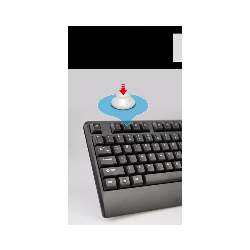 Bàn phím chơi game Newmen E340+ (USB/Đen)