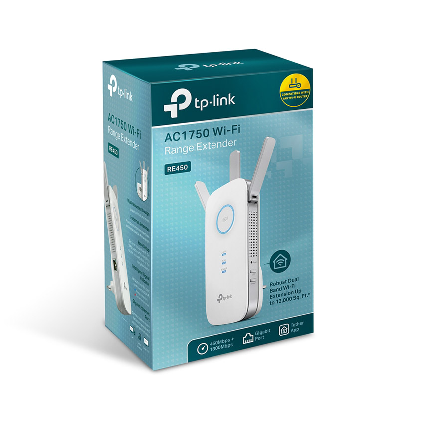 Bộ Mở Rộng Sóng Wi-Fi TP-Link RE450 AC1750Mbps