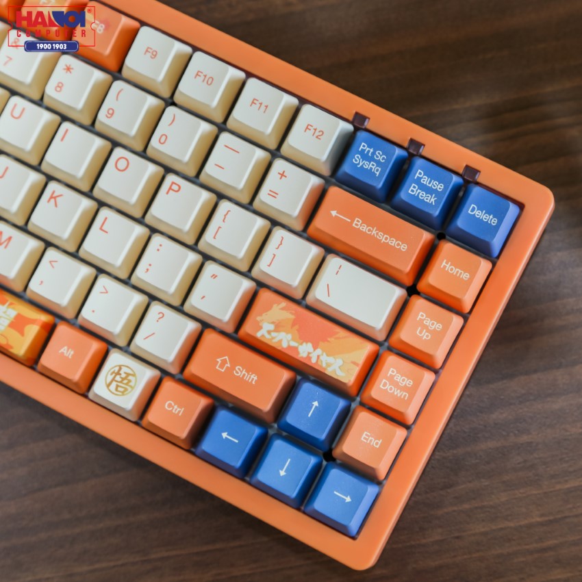 Bàn phím AKKO ACG84 Dragon Ball Super Goku - Cherry Switch Blue