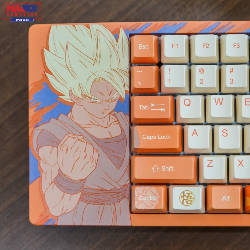Bàn phím AKKO ACG84 Dragon Ball Super Goku - Cherry Switch Blue