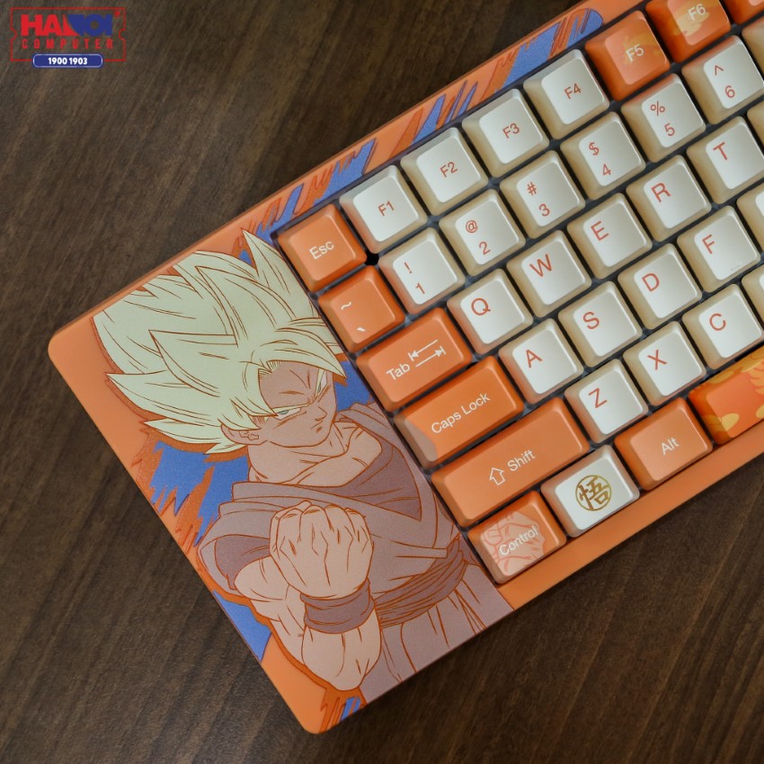 Bàn phím AKKO ACG84 Dragon Ball Super Goku - Cherry Switch Blue