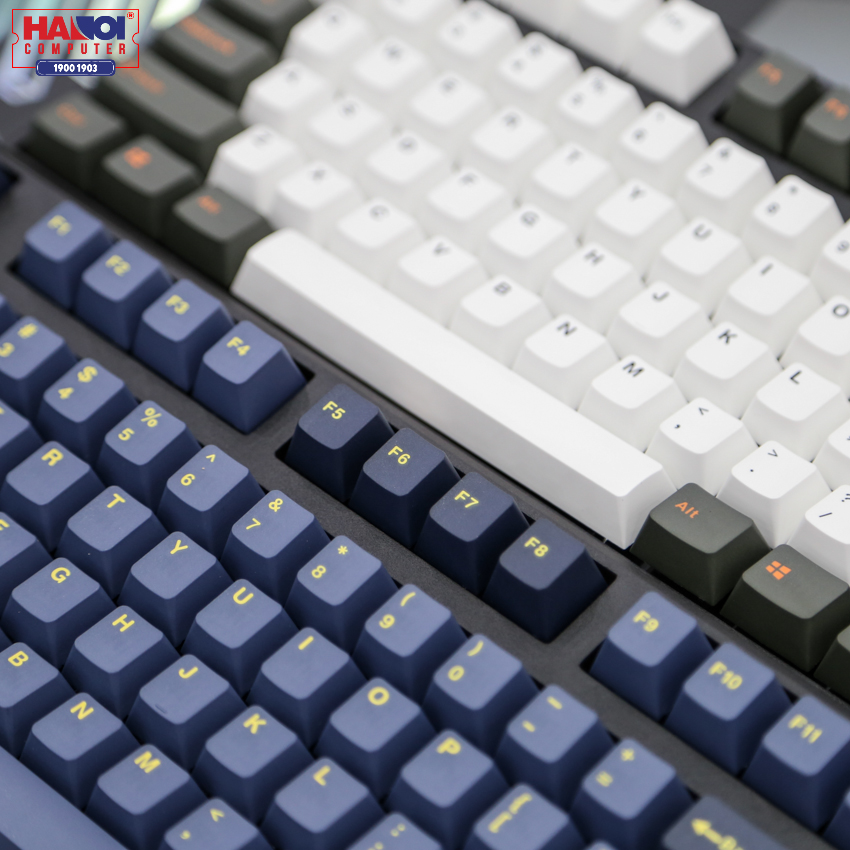 Bàn phím cơ Mistel X8 Glaze Blue (USB/Cherry Brown switch)