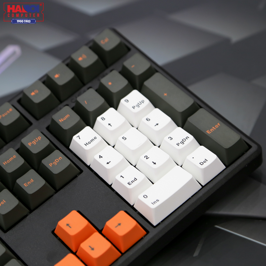 Bàn phím cơ Mistel X8 Gloaming (USB/Cherry Brown switch)