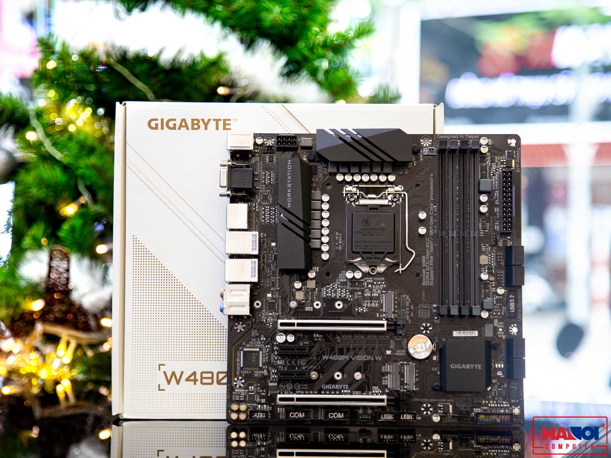 Mainboard Gigabyte W480M VISION W (W480, socket 1200, mATX, 4 khe RAM DDR4)