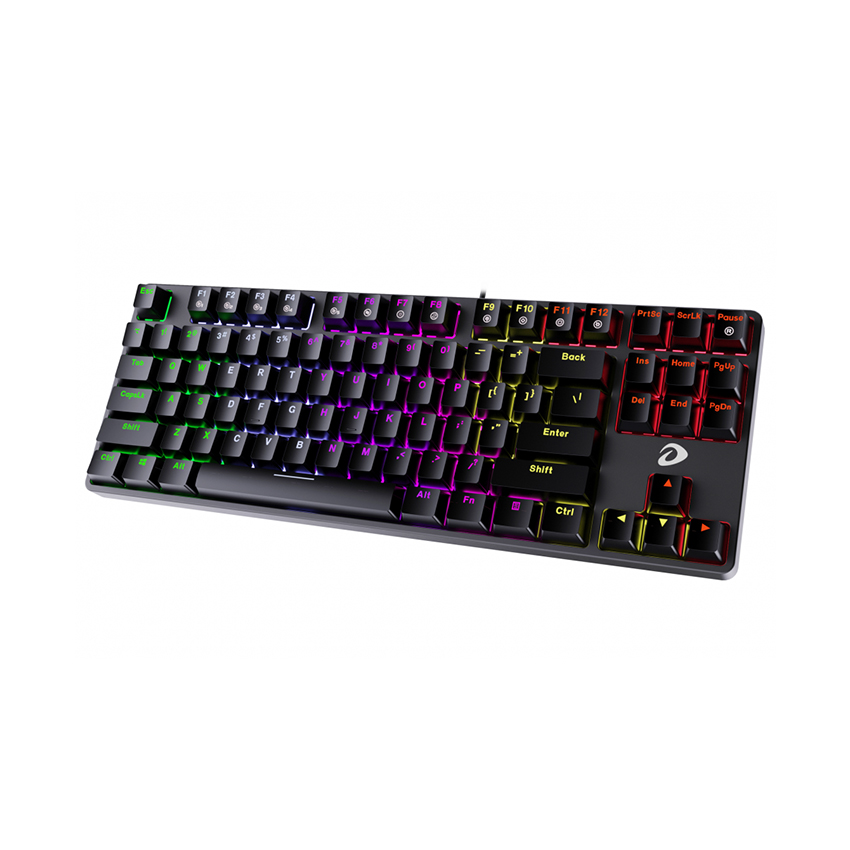Bàn Phím cơ Dareu EK87 Multi-Led Black (USB/Multi Led/Blue switch)