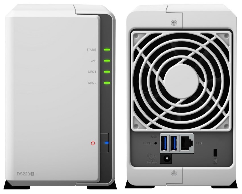 Thiết bị lưu trữ mạng Synology DS220j (Chưa có ổ cứng)