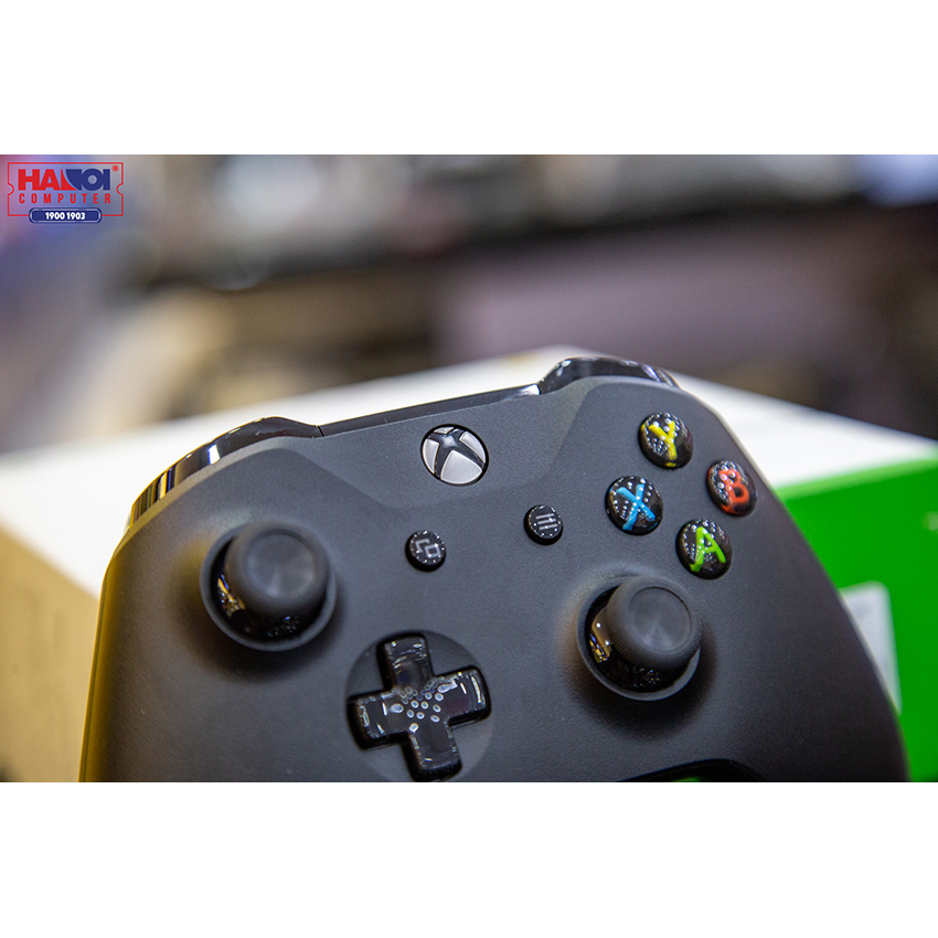 Tay cầm chơi game Microsoft Xbox Wireless Controller - Black + Cable (Hàng chính hãng)