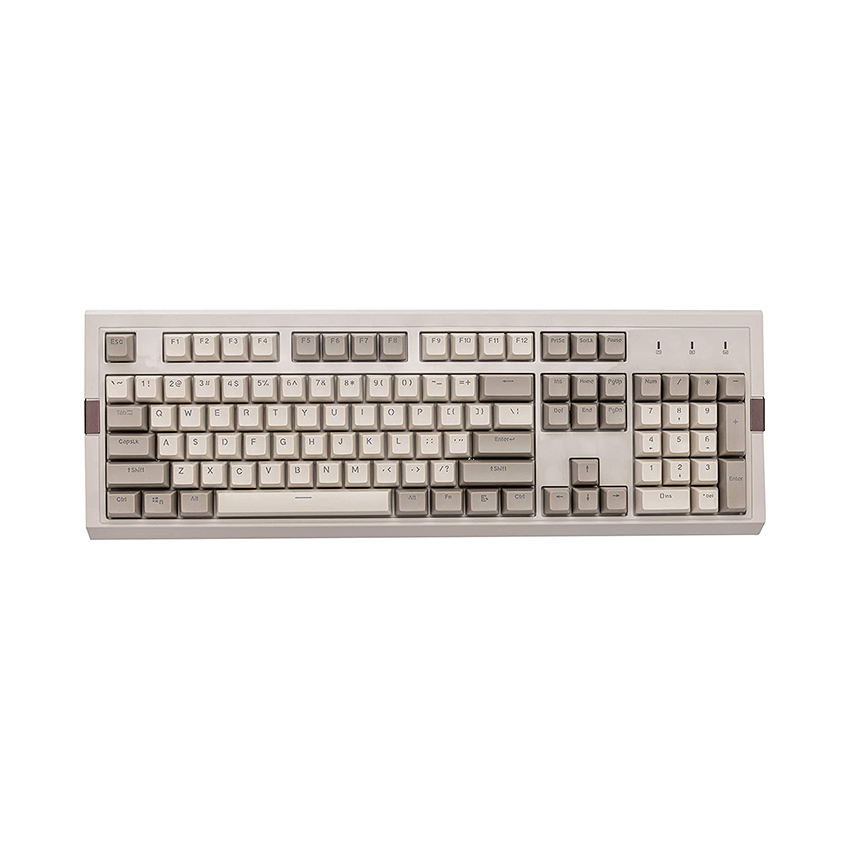 Bàn phím Ajazz AK510 Brown switch (USB/RGB led/Ajazz switch/PBT/màu trắng xám)