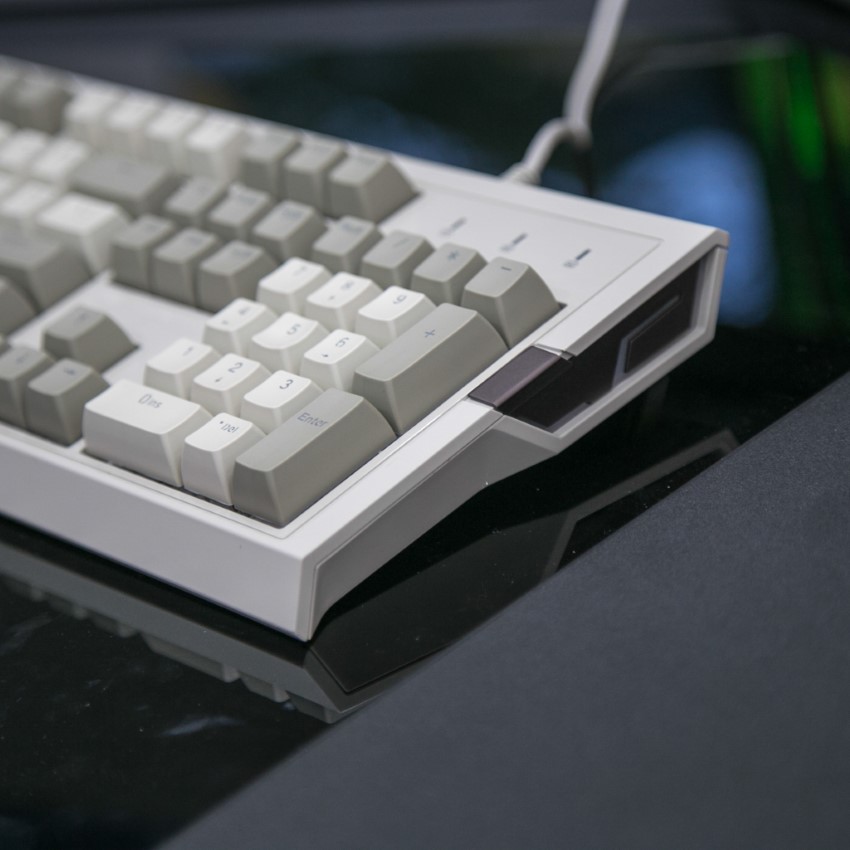Bàn phím Ajazz AK510 Brown switch (USB/RGB led/Ajazz switch/PBT/màu trắng xám)