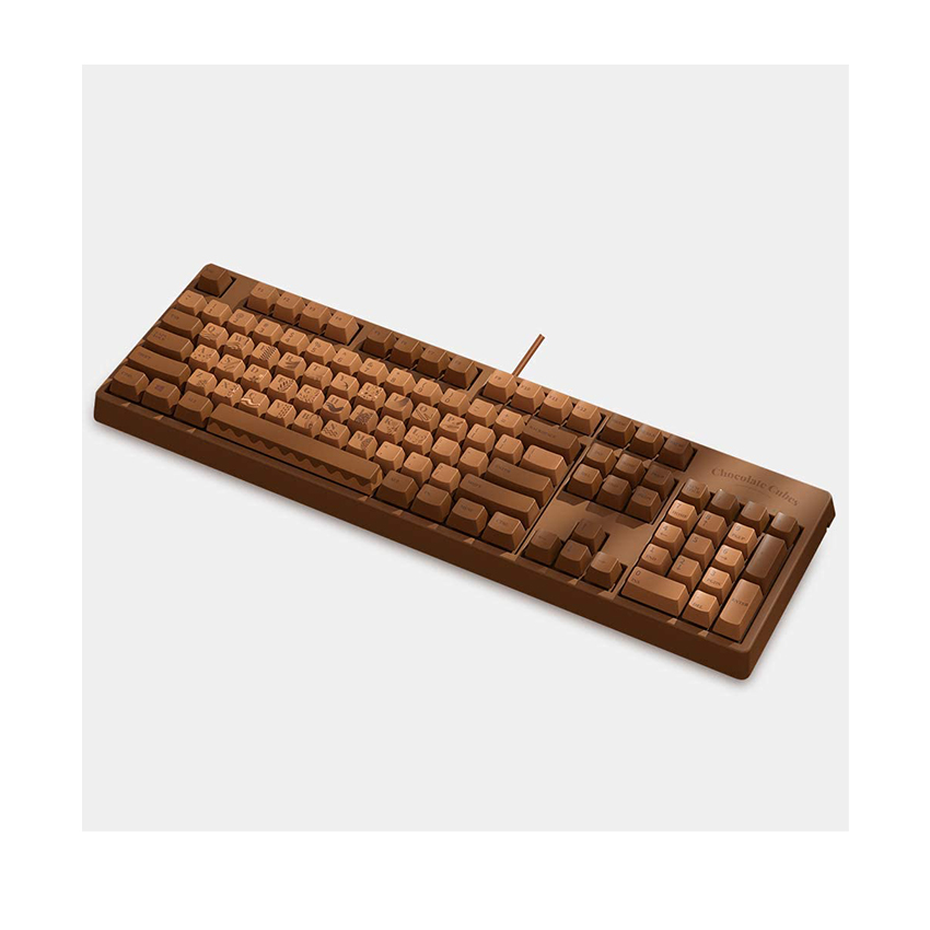 Bàn phím Ajazz AK533 Chocolate Cubes 104 Blue switch (USB/Ajazz Firstblood switch/PBT/màu chocolate)