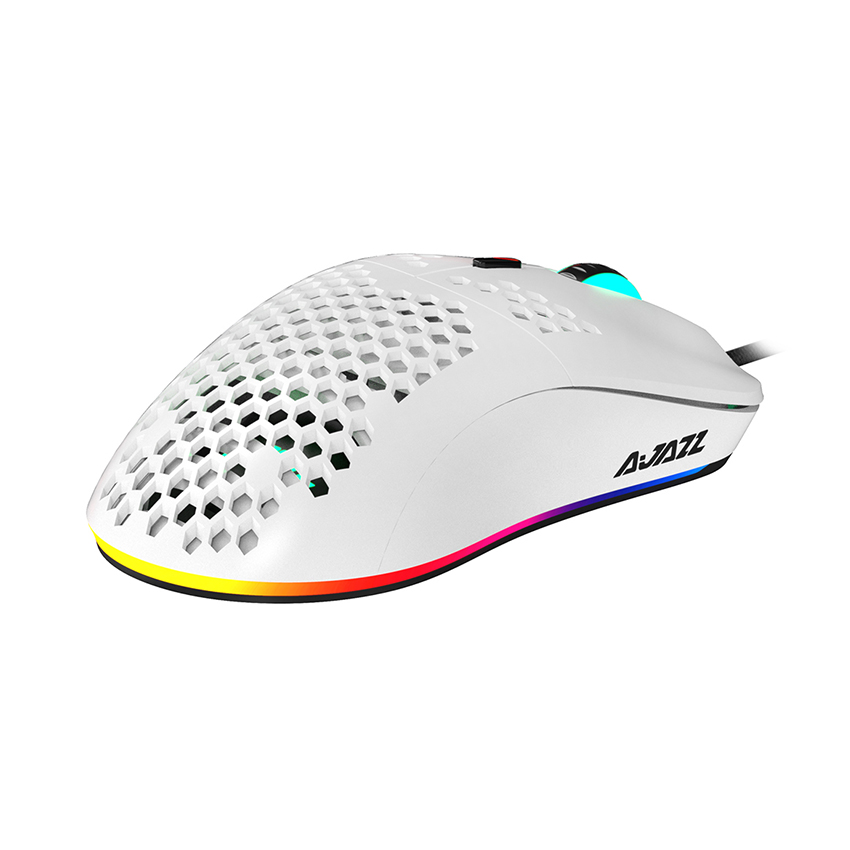 Chuột Ajazz AJ390 (USB/RGB/màu trắng)