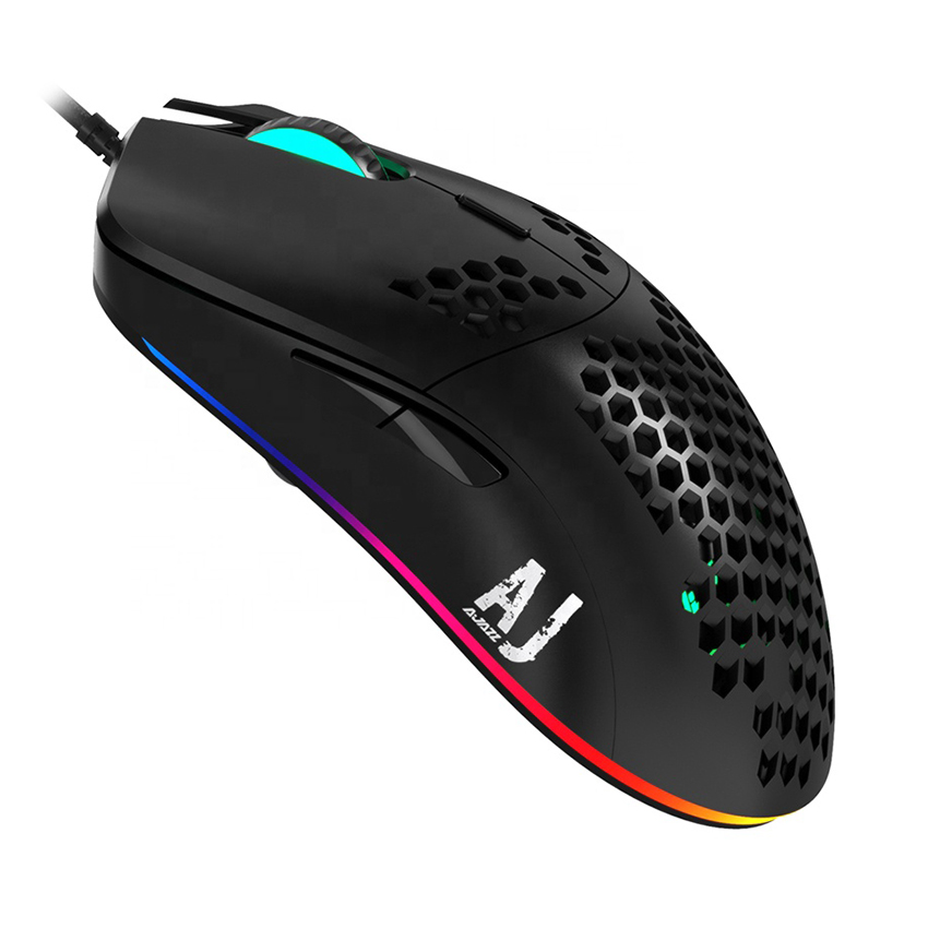 Chuột Ajazz AJ390R (USB/RGB/màu đen)