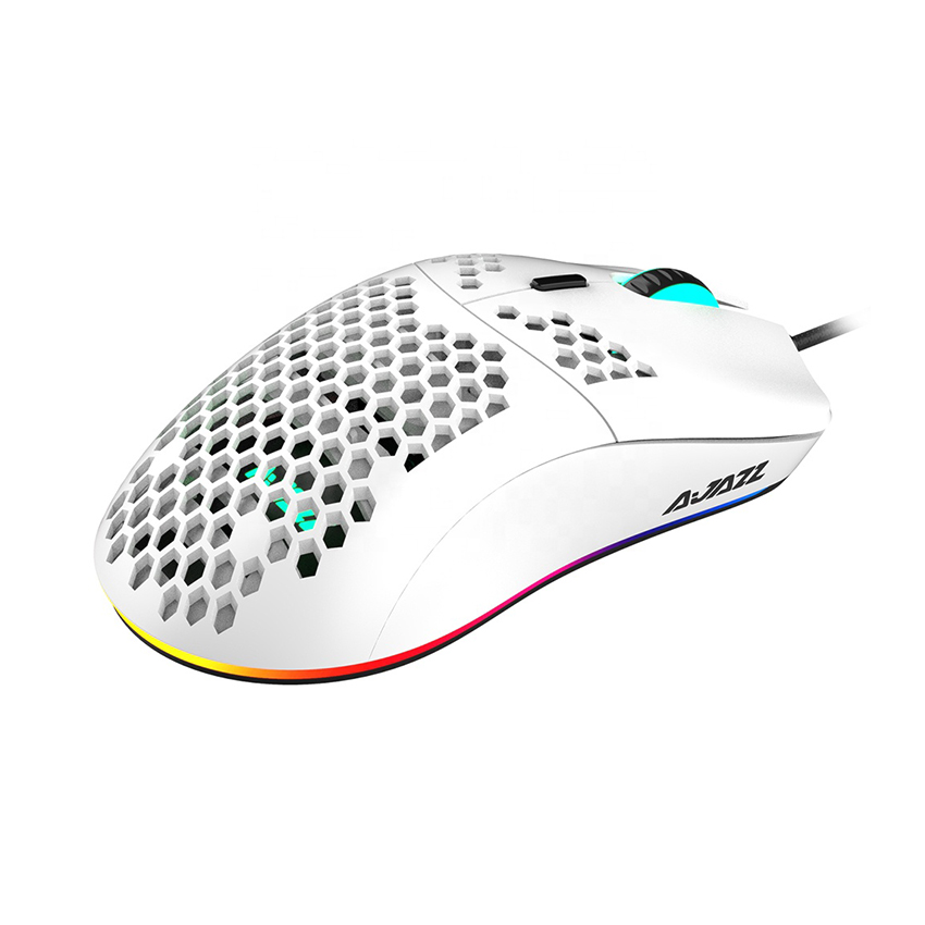 Chuột Ajazz AJ390R (USB/RGB/màu trắng)