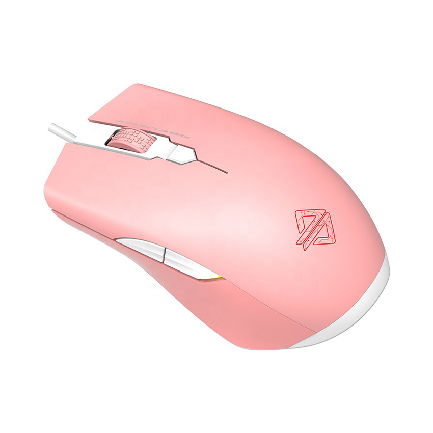 Chuột Ajazz AJ903 (USB/RGB/màu hồng)