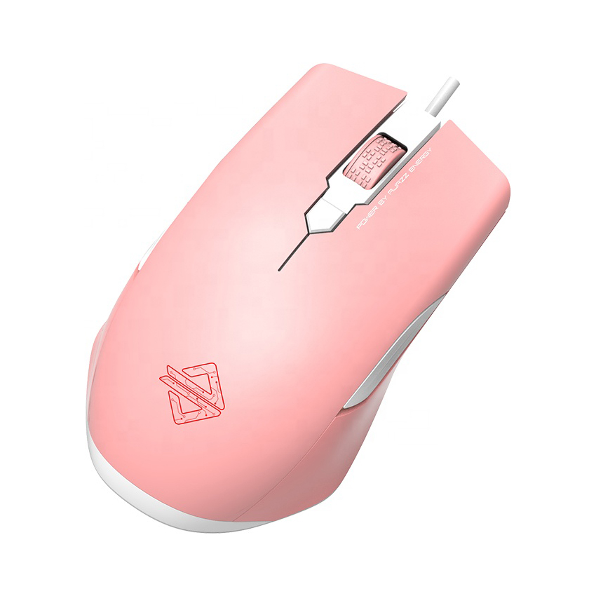 Chuột Ajazz AJ903 (USB/RGB/màu hồng)