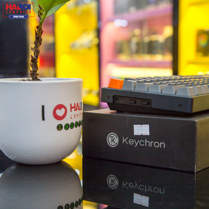 Bàn phím cơ Keychron K8 C1 (Gateron Red switch/nhôm/RGB)