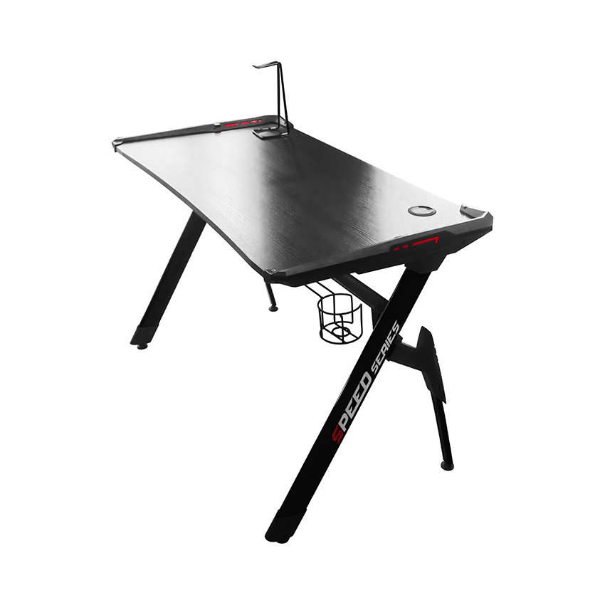 Bàn Gaming Speed R1 Black (KhungKim Loại/ Mặt Gỗ )