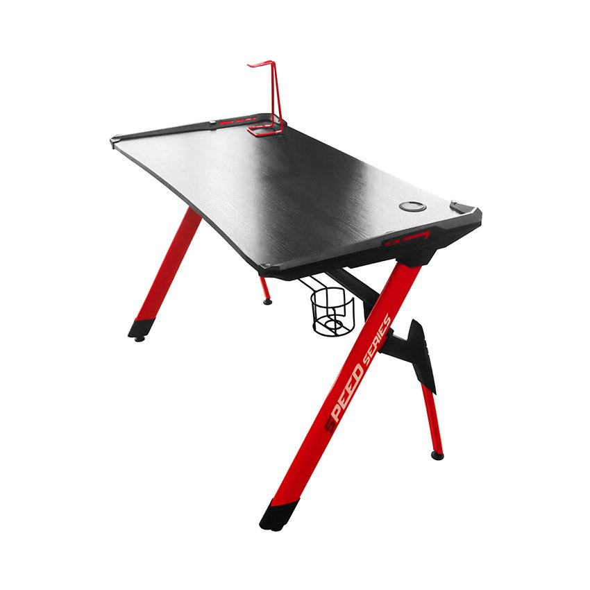 Bàn Gaming Speed R1 Red (KhungKim Loại/ Mặt Gỗ )