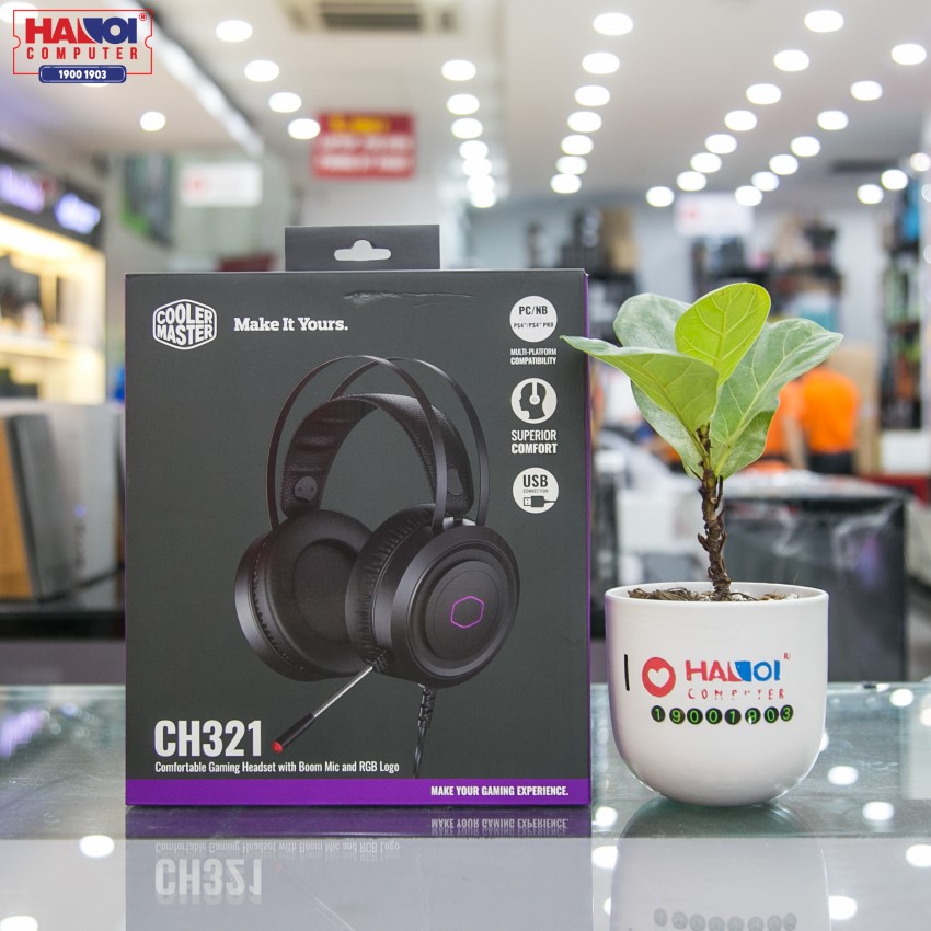 Tai nghe gaming Cooler Master CH321 (USB / Led RGB)