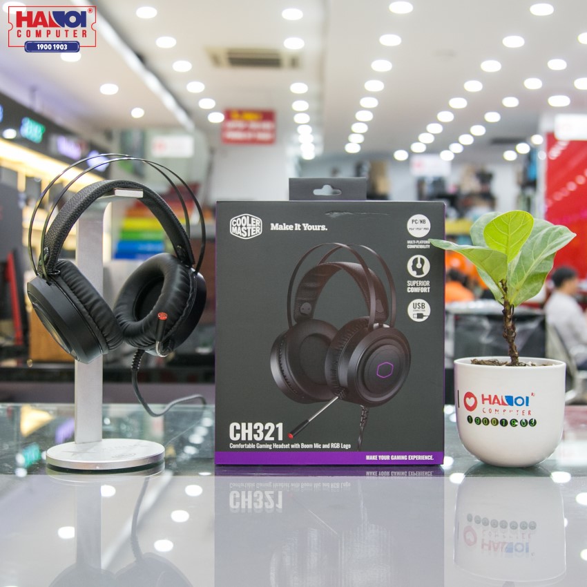 Tai nghe gaming Cooler Master CH321 (USB / Led RGB)