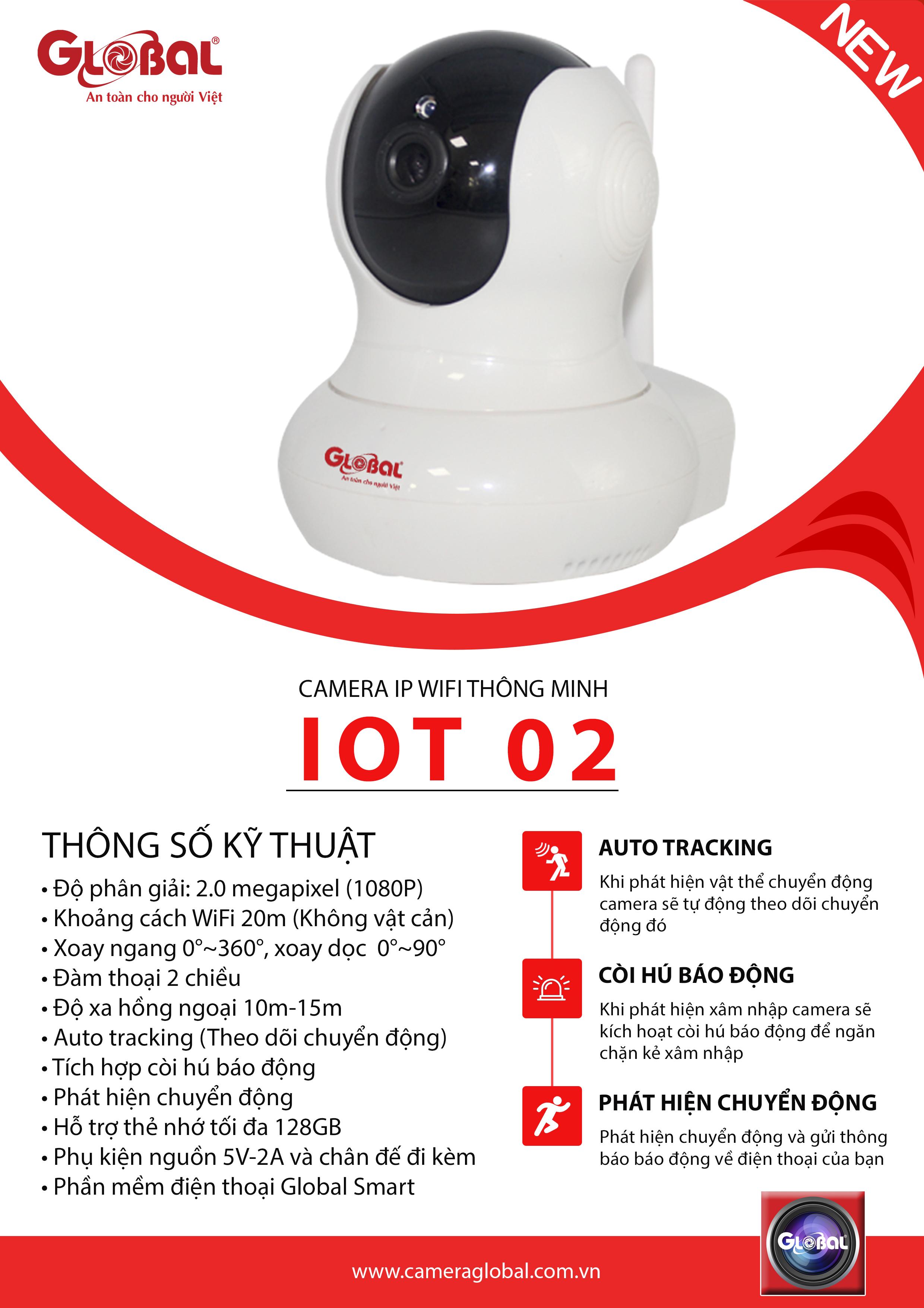 Camera Global robot - IOT 01 (720P)