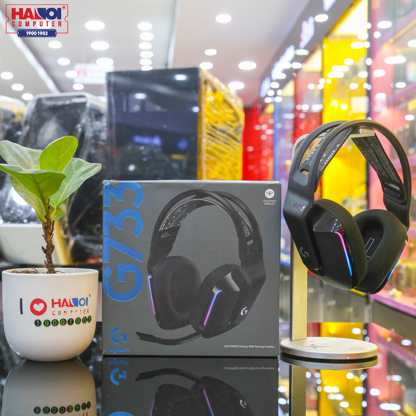 Tai nghe Gaming Logitech G733 LIGHTSPEED Wireless 7.1 RGB
