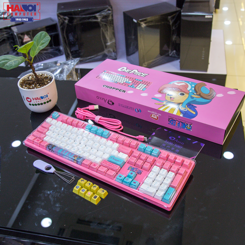 Bàn phím cơ AKKO 3108 v2 One Piece - Chopper (USB/AKKO Blue switch)