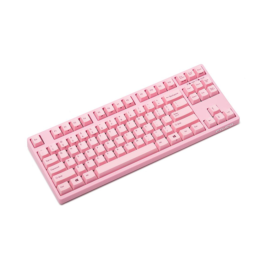 Bàn phím cơ Filco Majestouch Convertible 2 Pink (USB/Tenkeyless/Brown switch/Hồng) (FKBC87M/EP2)