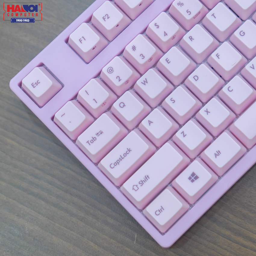 Bàn phím cơ Filco Majestouch Convertible 2 Pink (USB/Tenkeyless/Brown switch/Hồng) (FKBC87M/EP2)