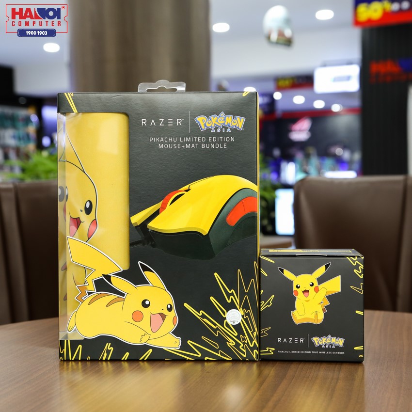 Bộ Chuột Pad Razer Pokemon Pikachu Mouse+Mat Bundle (USB/Limited) (RZ83-02540100-B3D1)