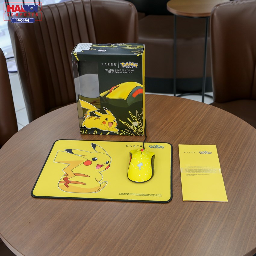 Bộ Chuột Pad Razer Pokemon Pikachu Mouse+Mat Bundle (USB/Limited) (RZ83-02540100-B3D1)